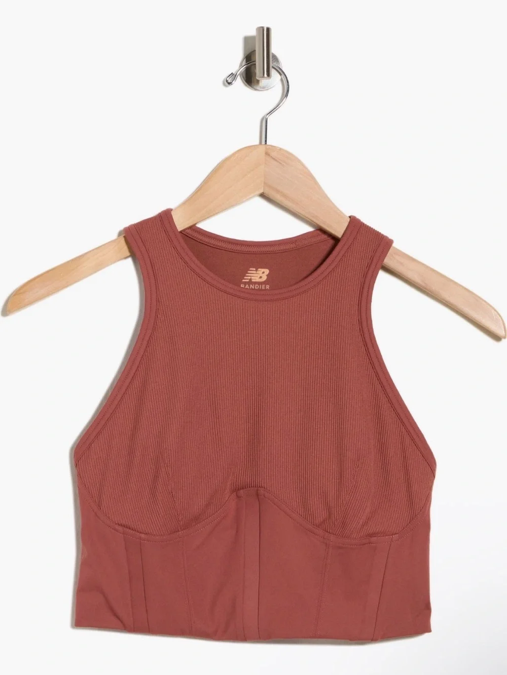 BANDIER X NEW BALANCE Collab Corset Crop Tank Padding. Size Large